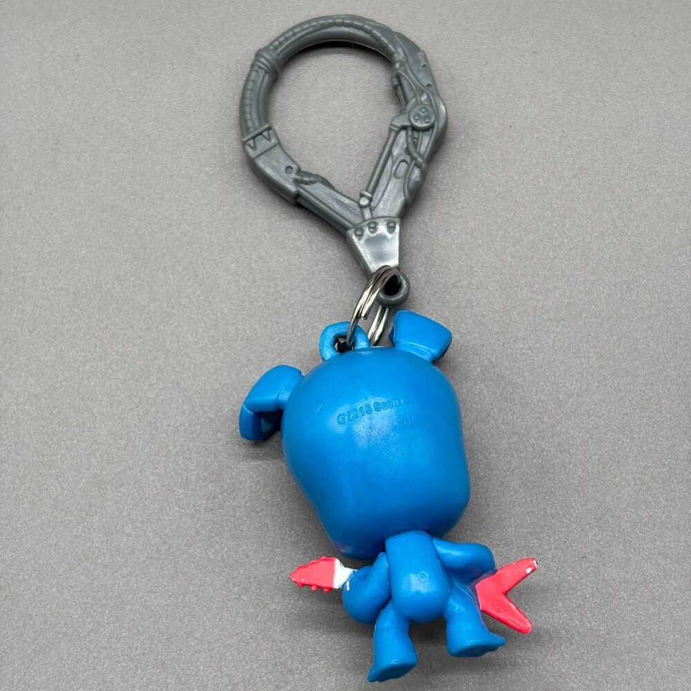 Five Nights at Freddys Toy Bonnie Backpack Hanger Keychain 2015 Blue FNAF Guitar - Picture 2 of 8
